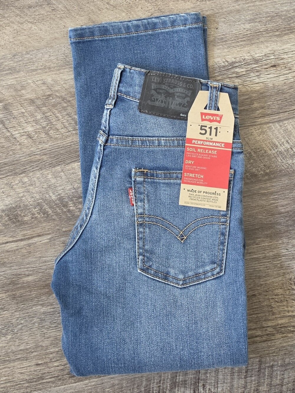NWT Boys Stretch Slim Levis